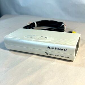 GRANDTEC PC to Video EZ Converter with 12 ft Cable